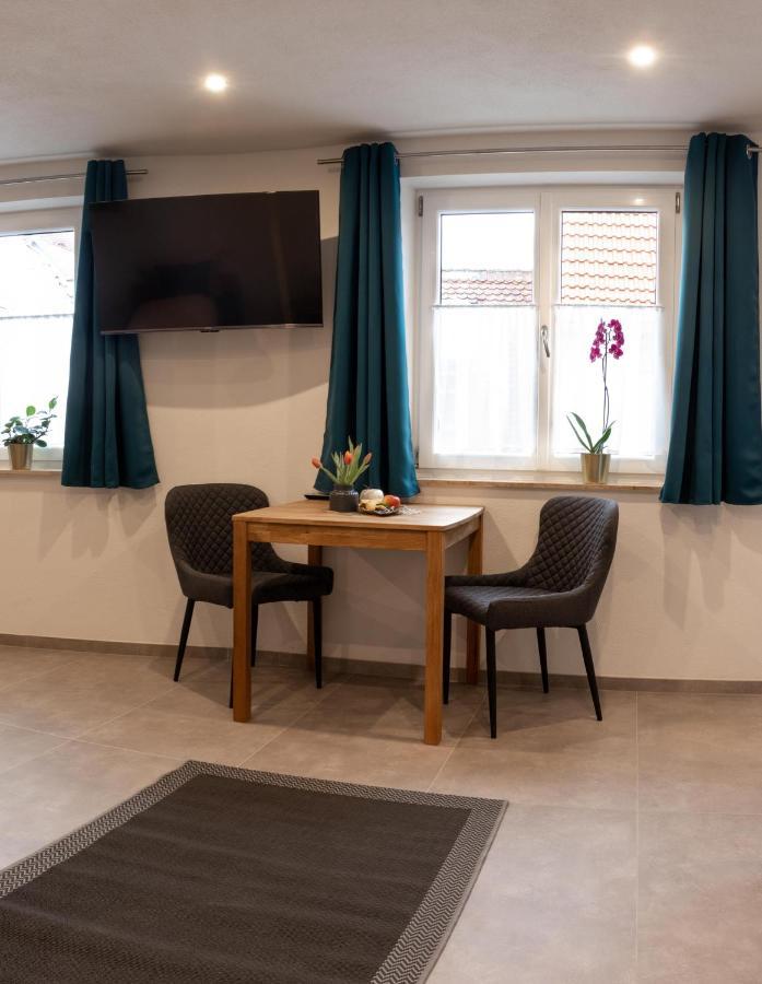 Apartment Alte Raiffeisenkasse Rothenburg Ob Der Tauber Buitenkant foto